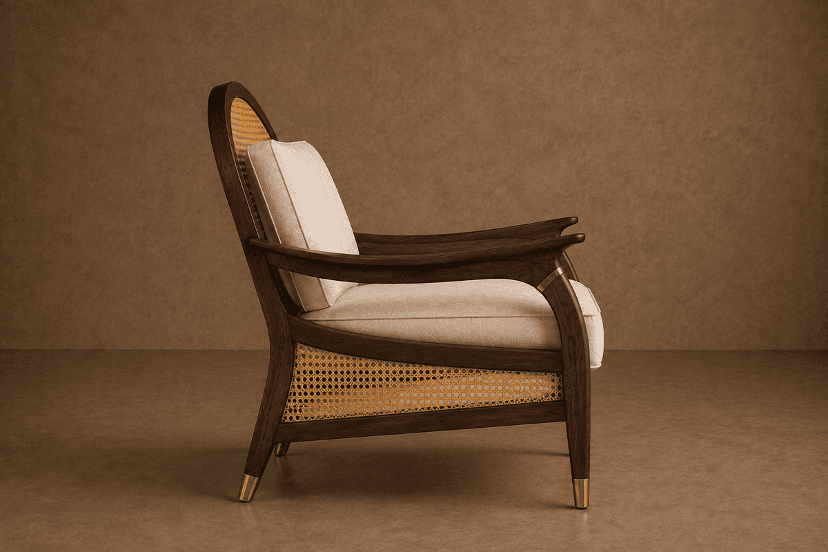Aurelle Lounge Chair on white