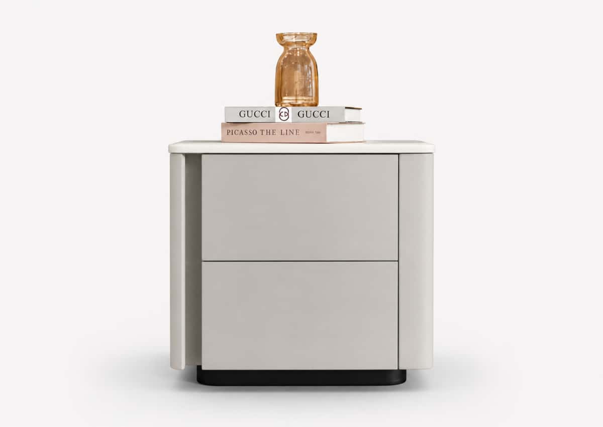 Alabaster Bedside Table