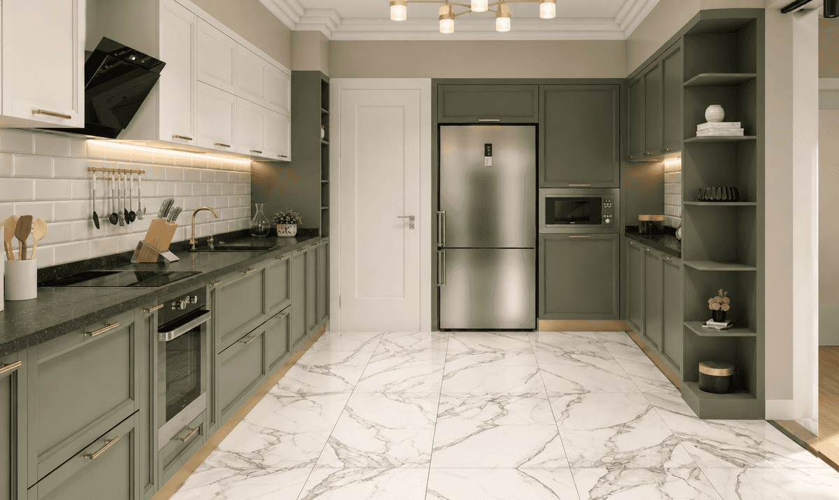 Sage Galley Kitchen alternative view