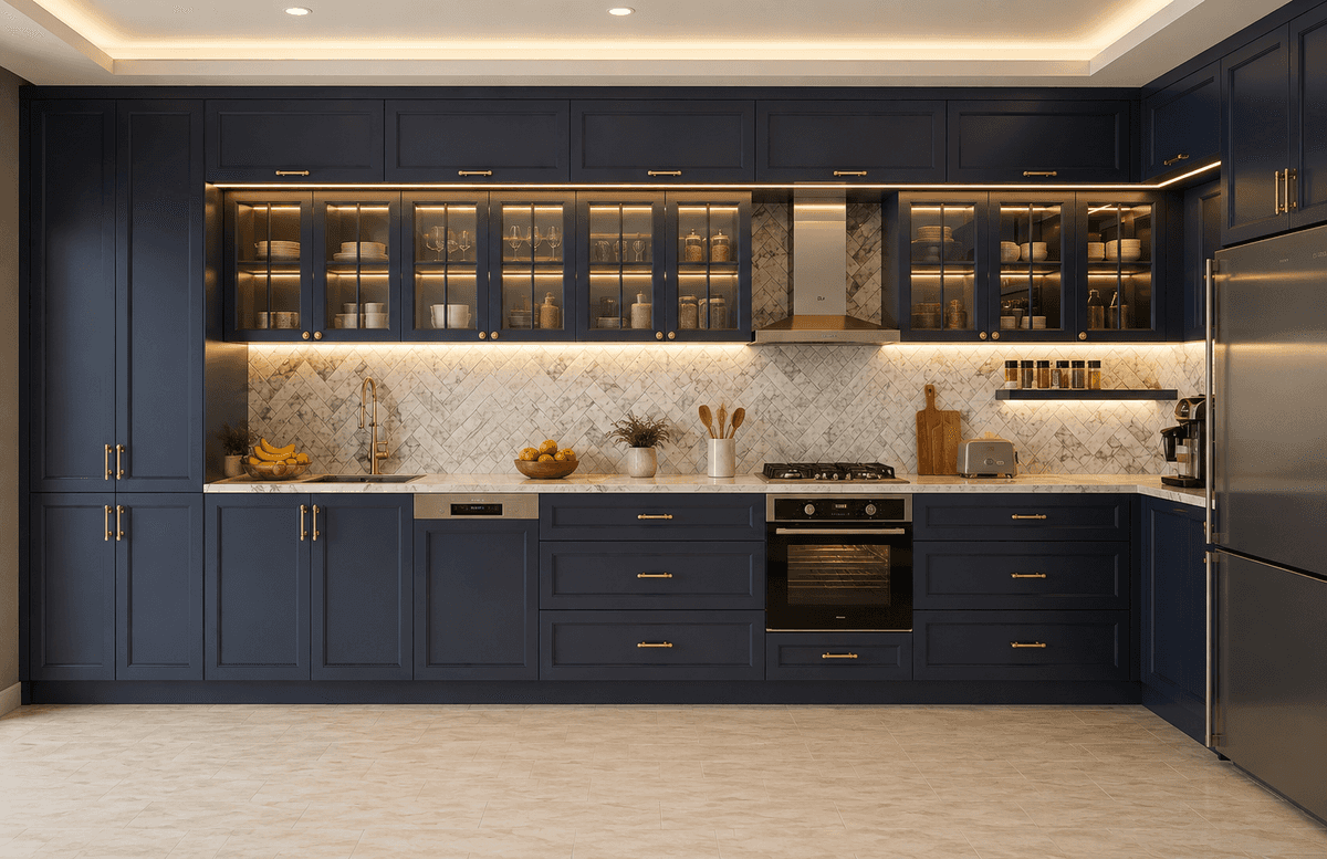 Charcoal Minimal Kitchen alternative view